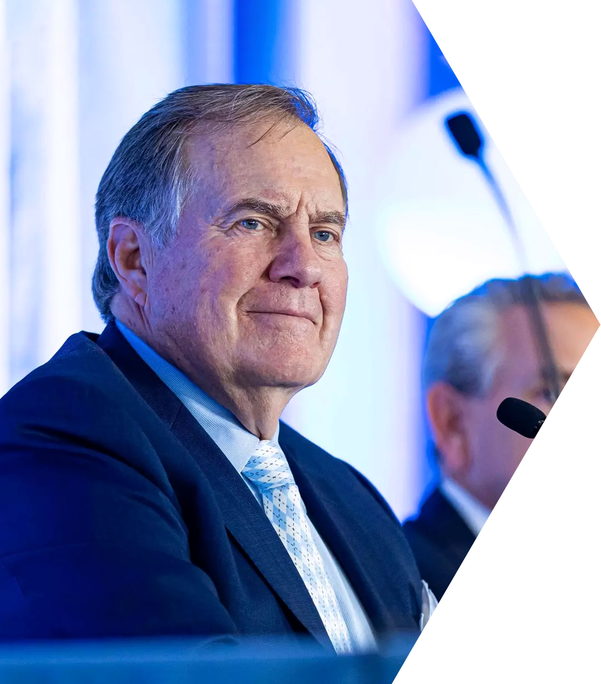 Bill Belichick motivational speaker at business conference