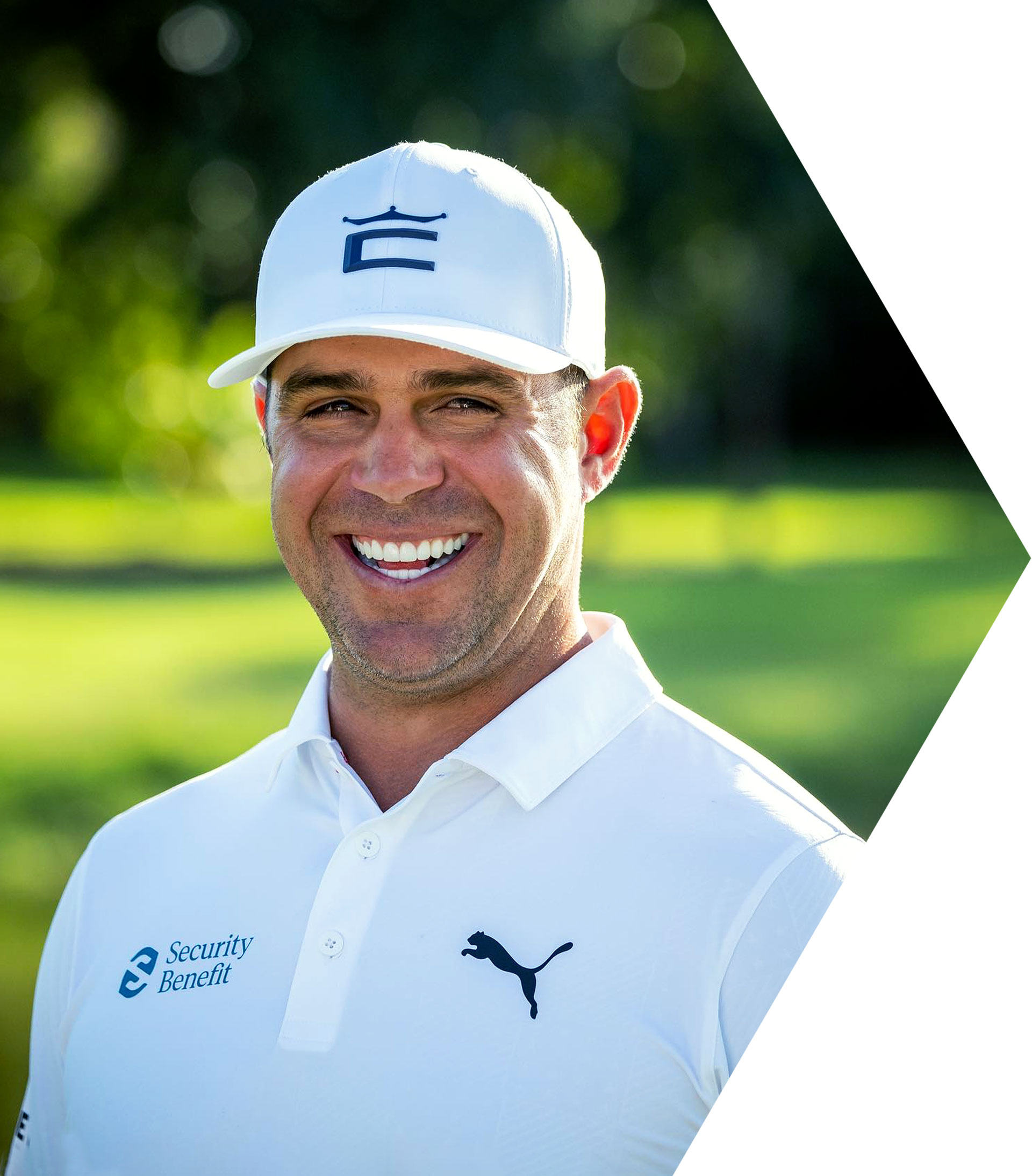 U.S. Open champion Gary Woodland delivering motivational speech on goal-setting, resilience, and performance under pressure