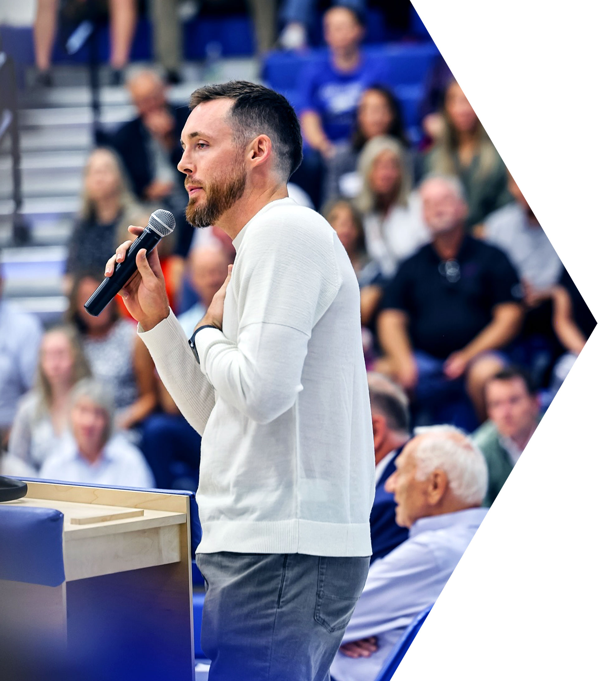 NBA player Pat Connaughton speaking on entrepreneurship and building a business