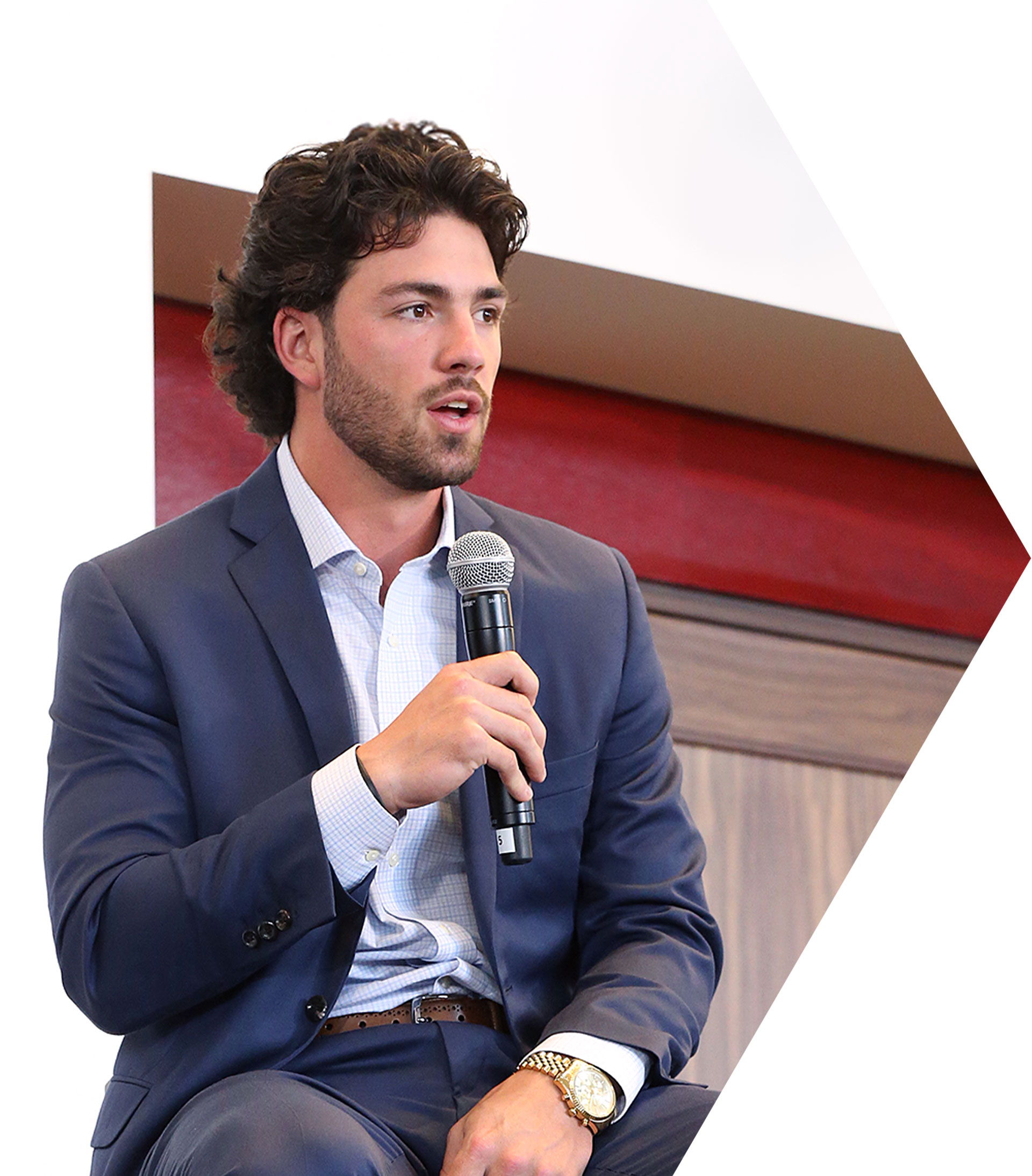 MLB shortstop Dansby Swanson speaking on faith, identity, and and building a championship culture