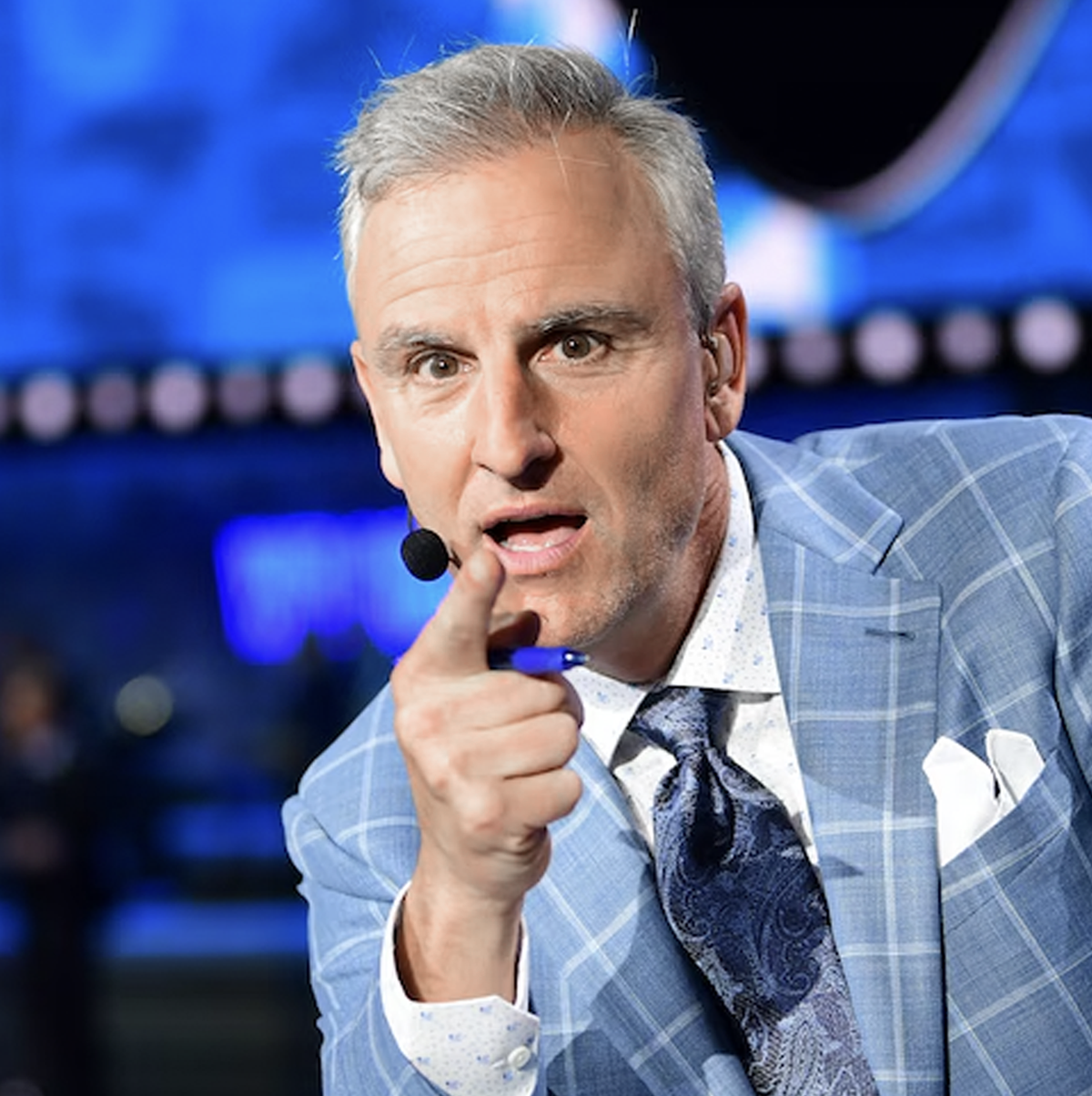 Sports broadcaster Trey Wingo speaking on storytelling, communication, and sports media